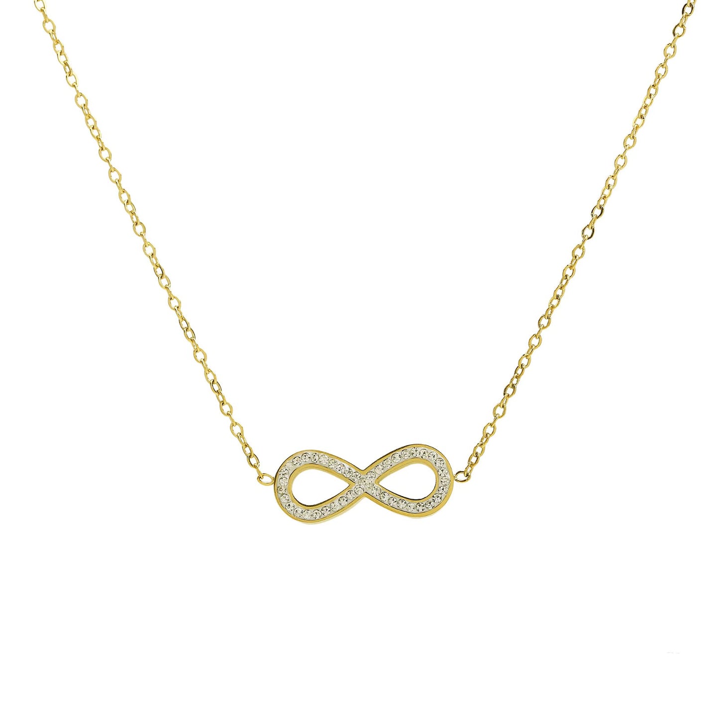 Infinity Bling Necklace