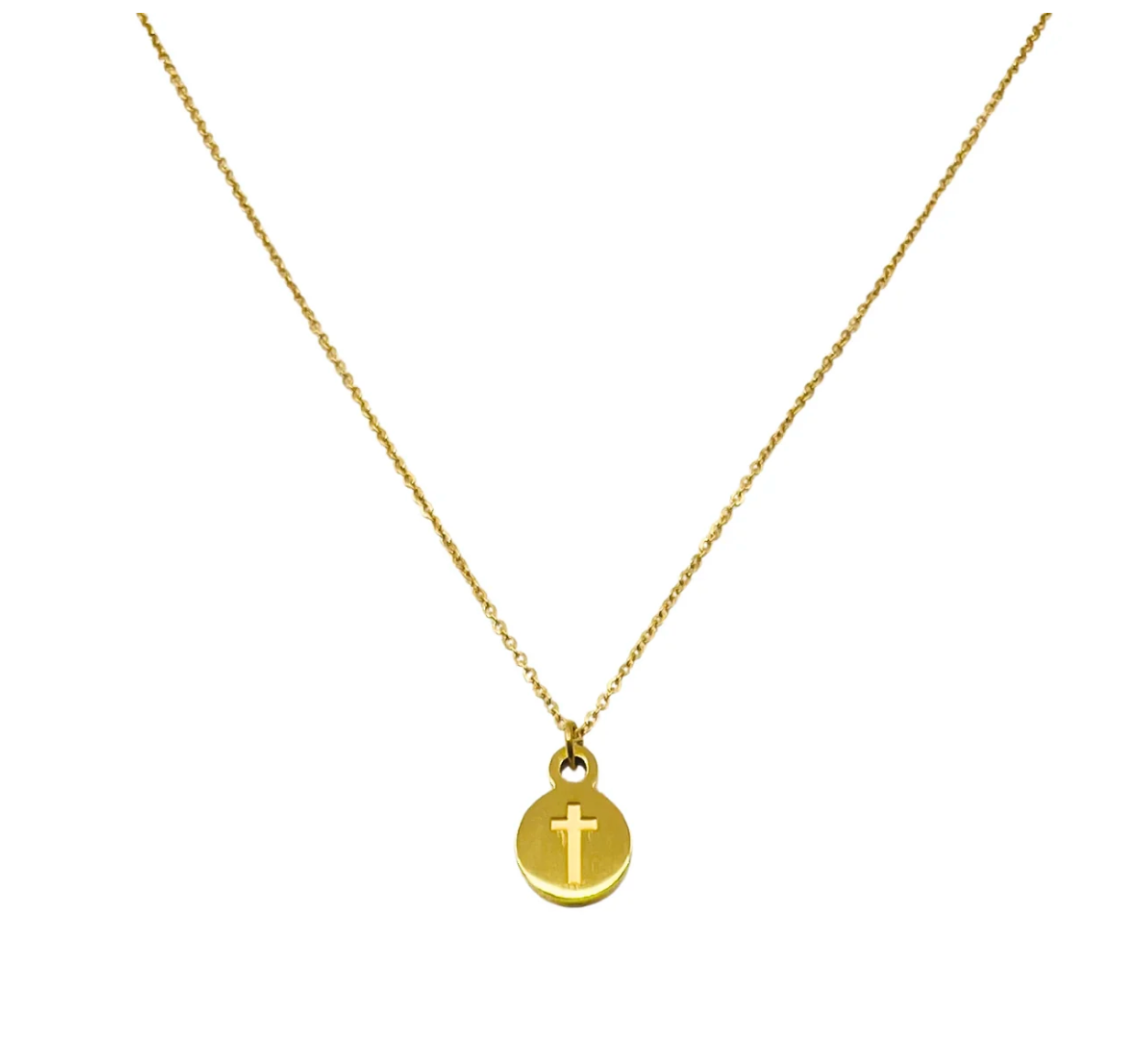 Polished Go With Grace Cross Necklace