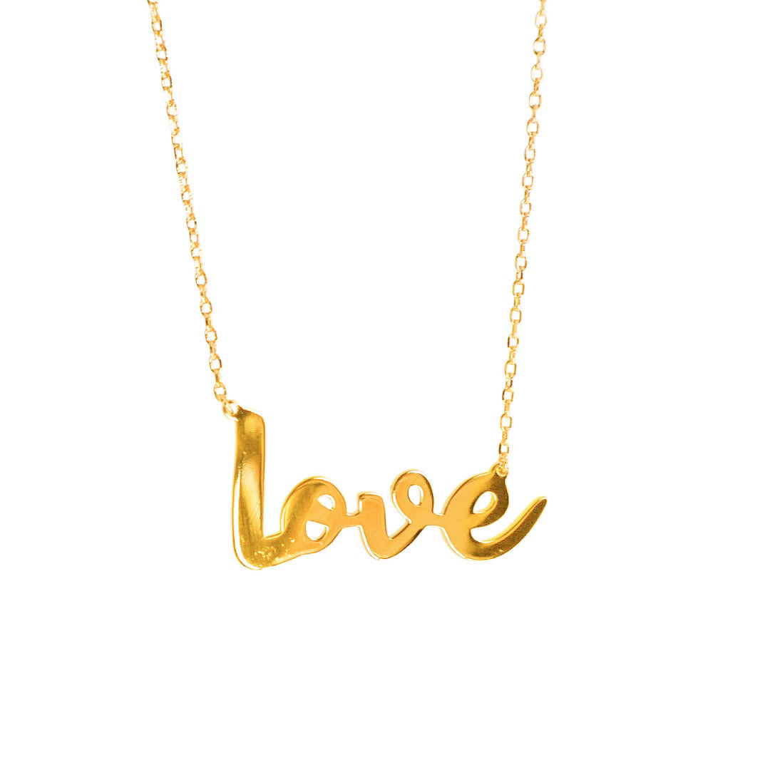 Brand Love Horizontal Necklace