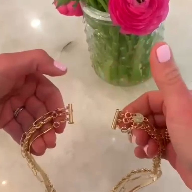 Detangler Layering Clasp for Gold Layered Necklaces