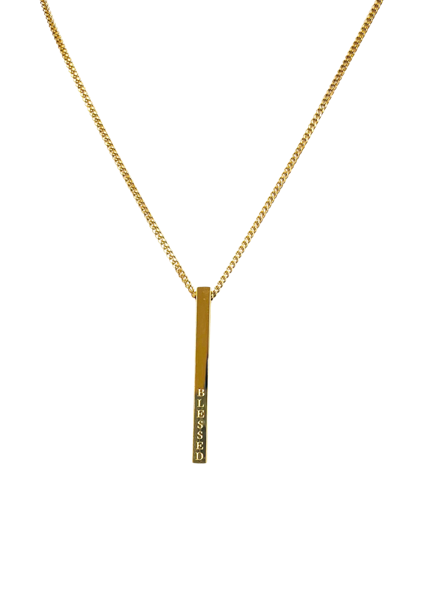 Blessed Pin Drop Necklace