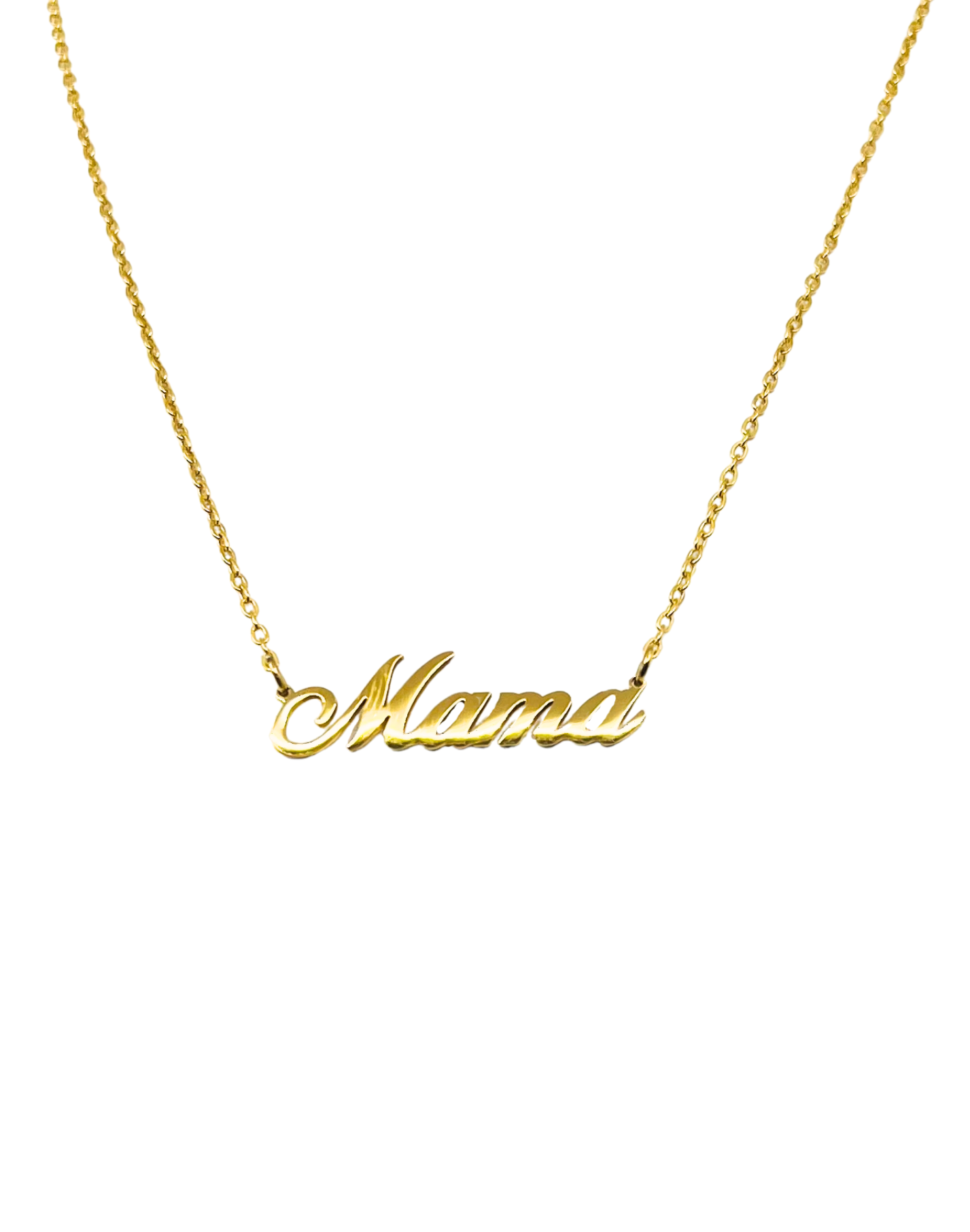 Mama Cursive Necklace