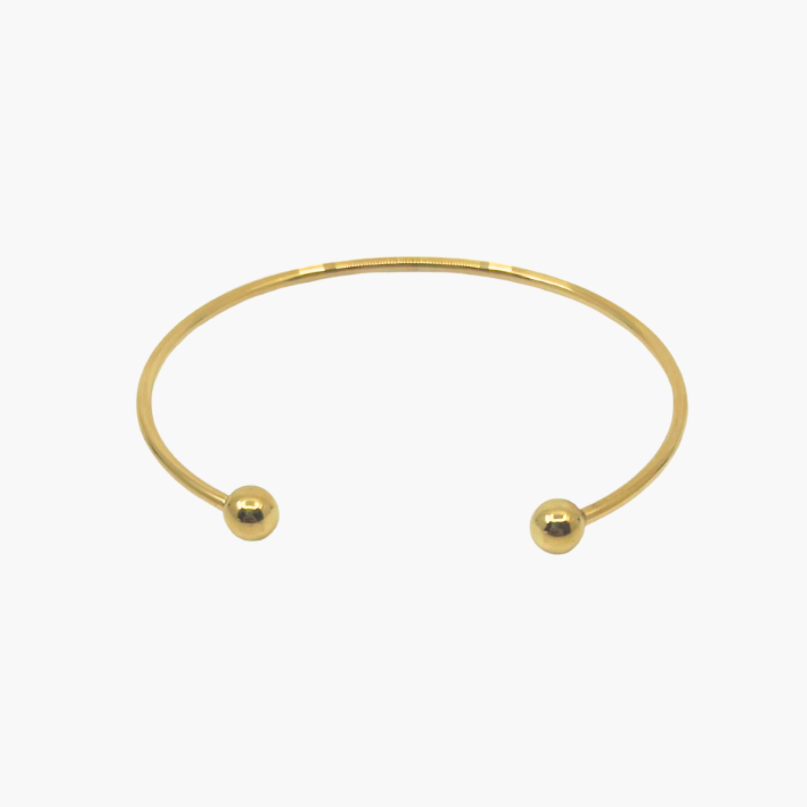 The Ball Gold Bangle