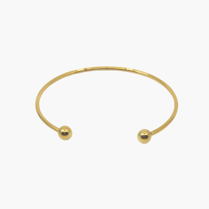 The Ball Gold Bangle