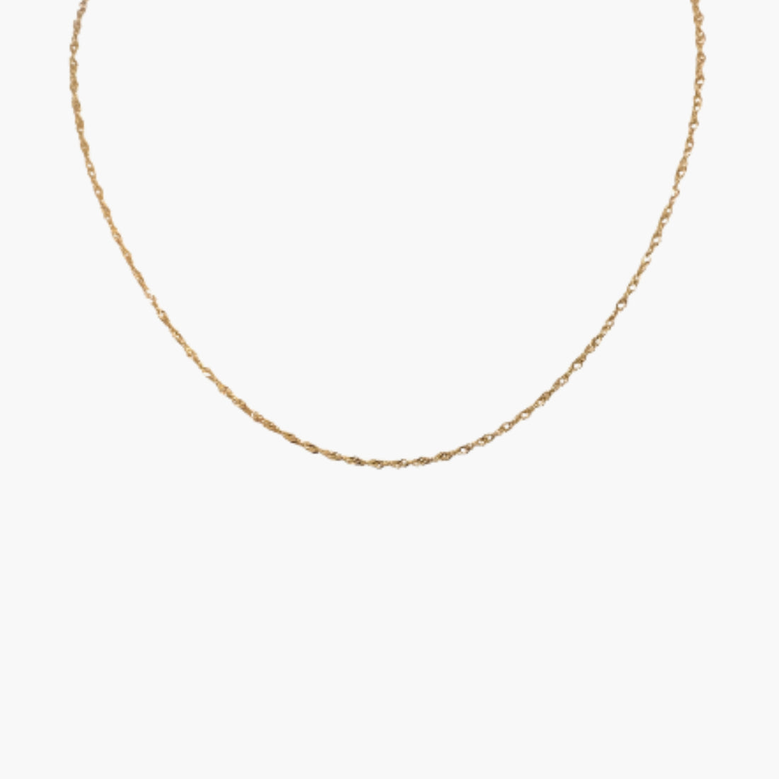 Gold Dainty Twisted Chain