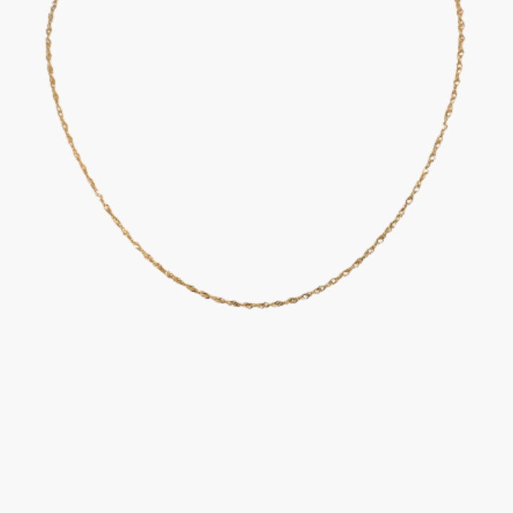 Gold Dainty Twisted Chain