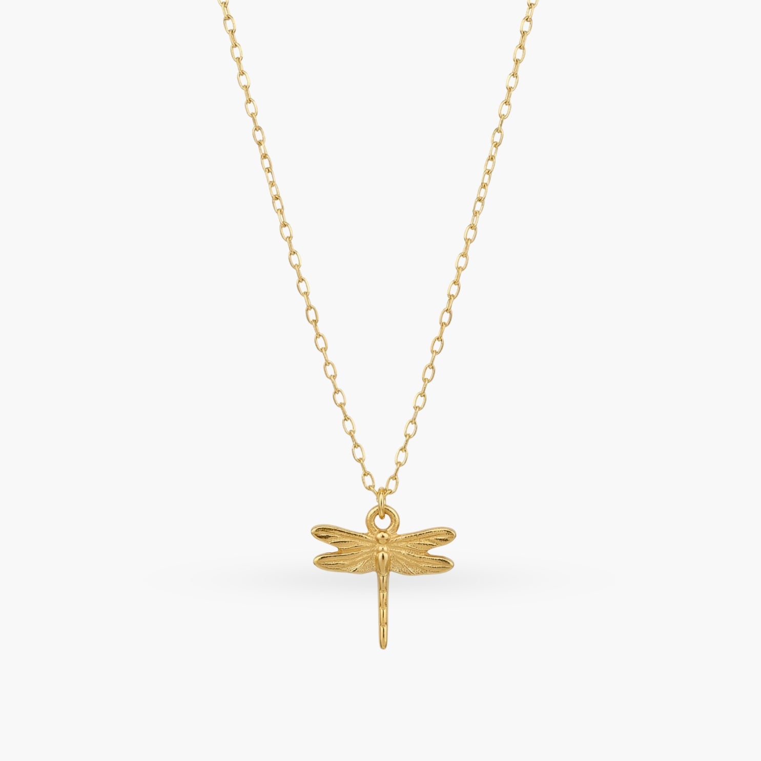 Hammered Dragonfly Necklace