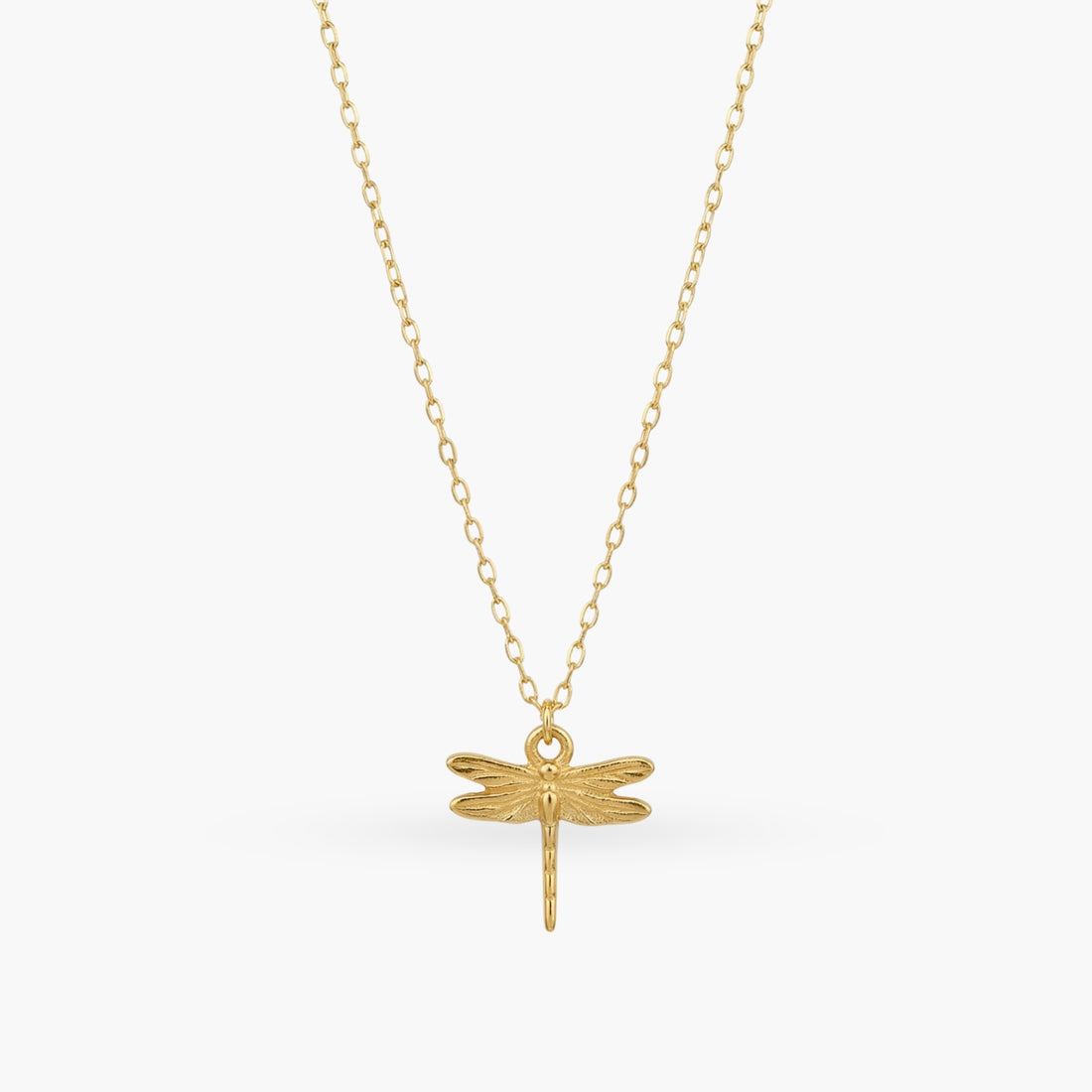 Hammered Dragonfly Necklace