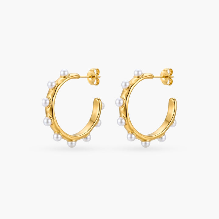 The Chunky Isla & Pearl Hoops