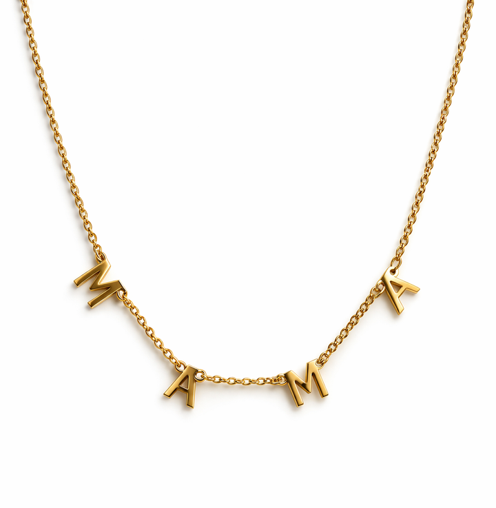 The Mama Spaced  Necklace