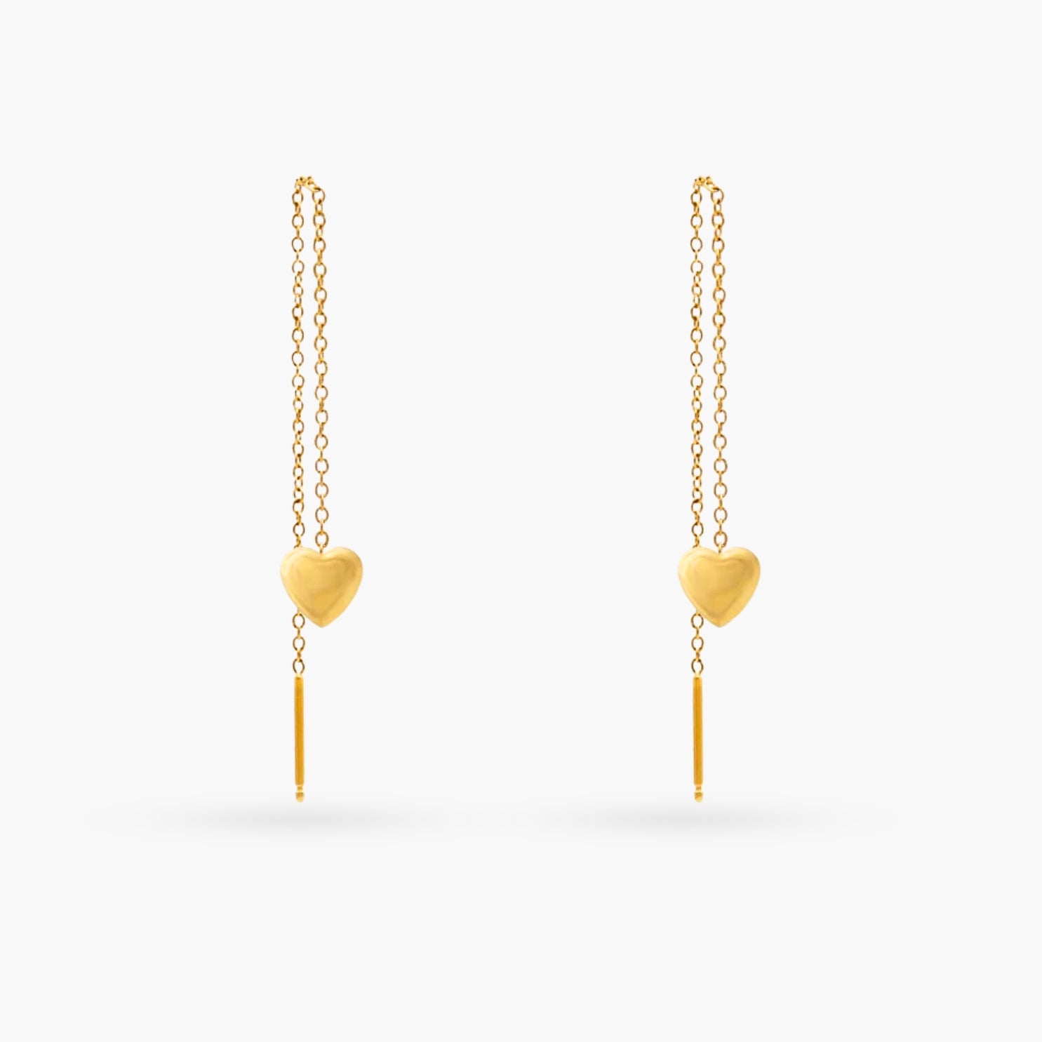 Heart on A String Earrings