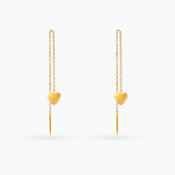 Heart on A String Earrings