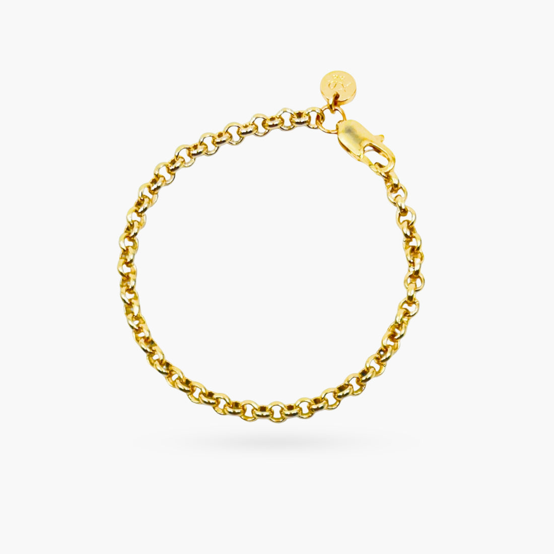Round Cable Link Bracelet