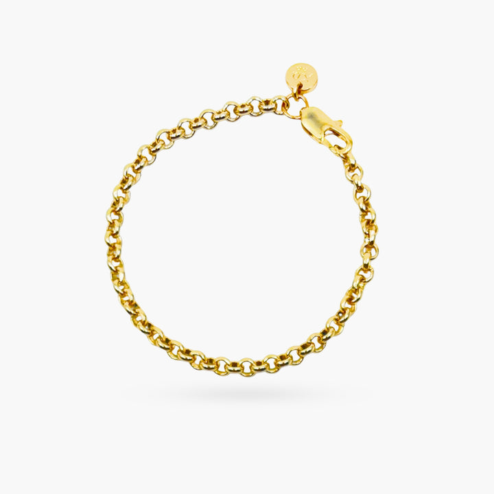 Round Cable Link Bracelet