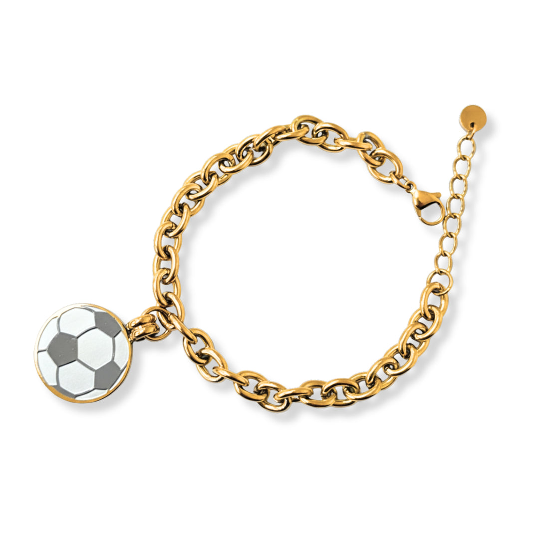 The Soccer Ball Gold Bracelet