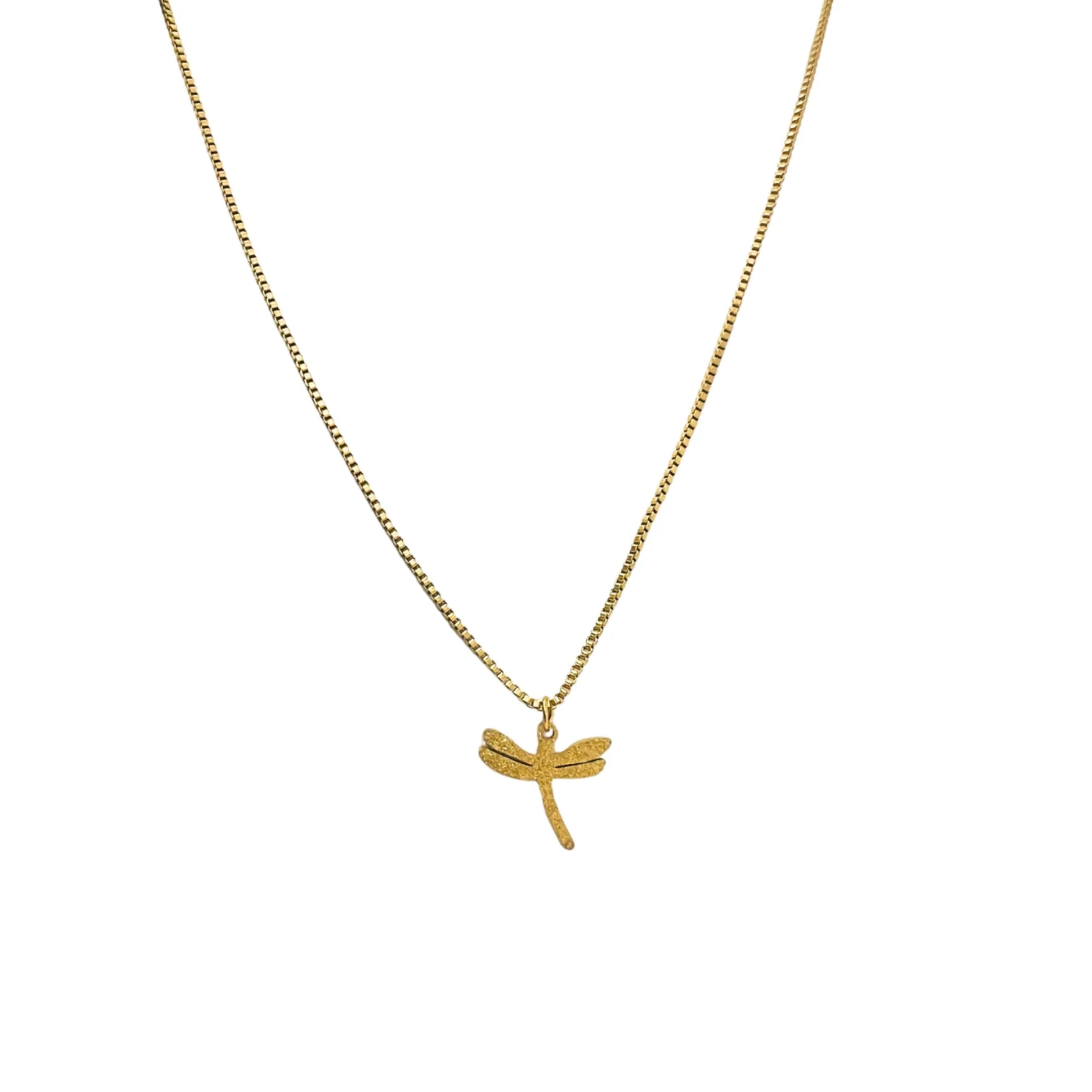 The Glitter DragonFly Necklace