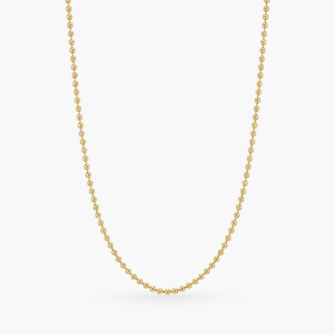 Ball Chain Necklace with Fish Charm
