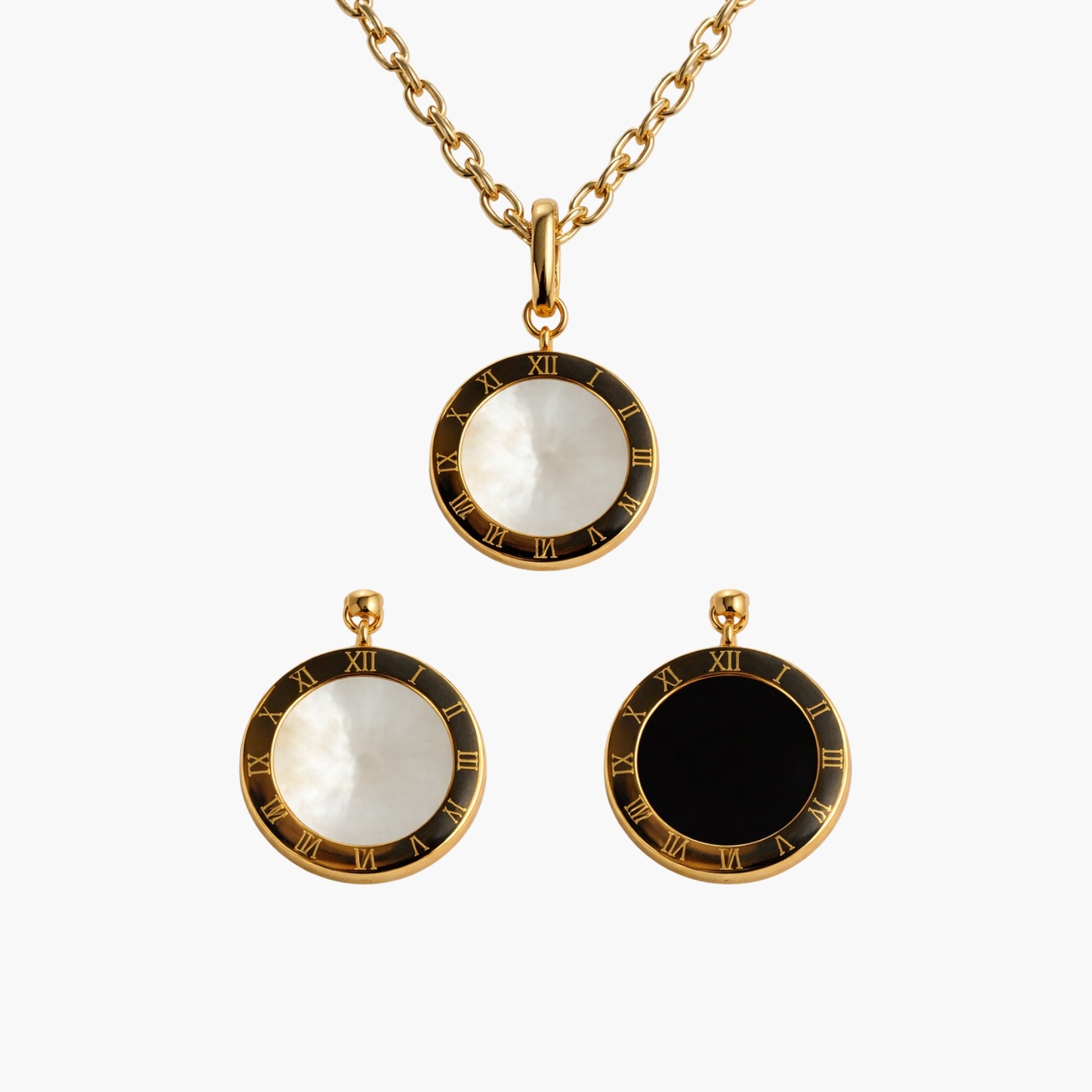 The Roman Numeral Pendant Necklace