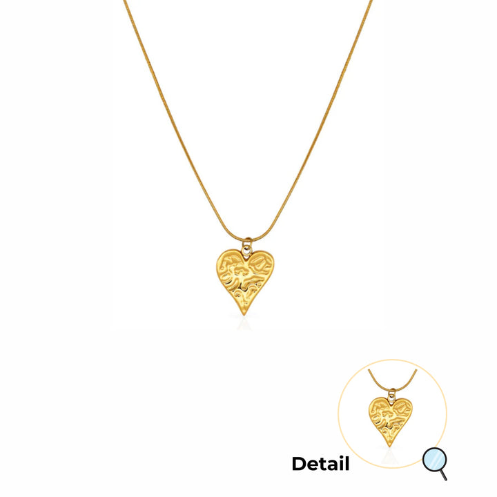 Wild at Heart Gold Necklace