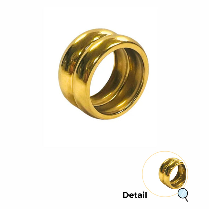 The Round Shape Gold Ring