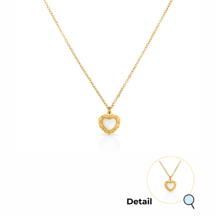 Heirloom Heart Gold Necklace