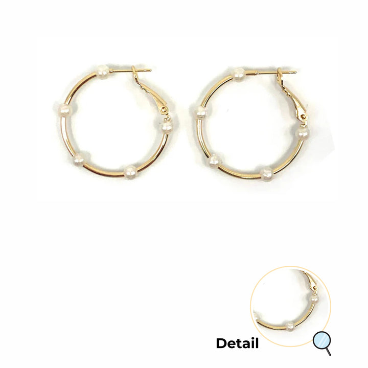 Isla Gold & Pearl Earrings