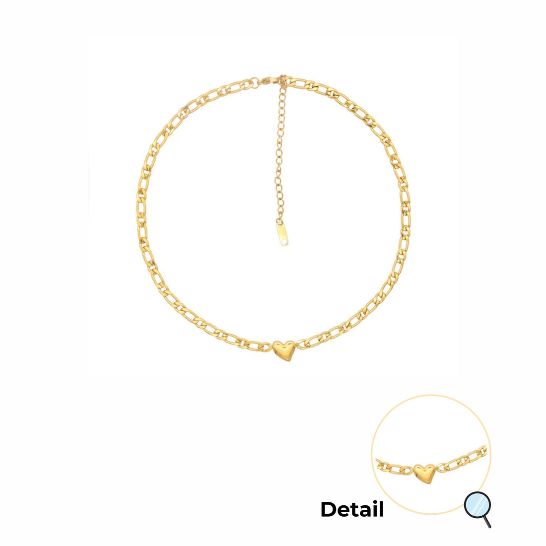 From the Heart Gold Necklace