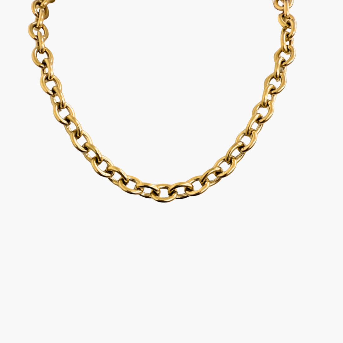 Gold Round Thick Chain