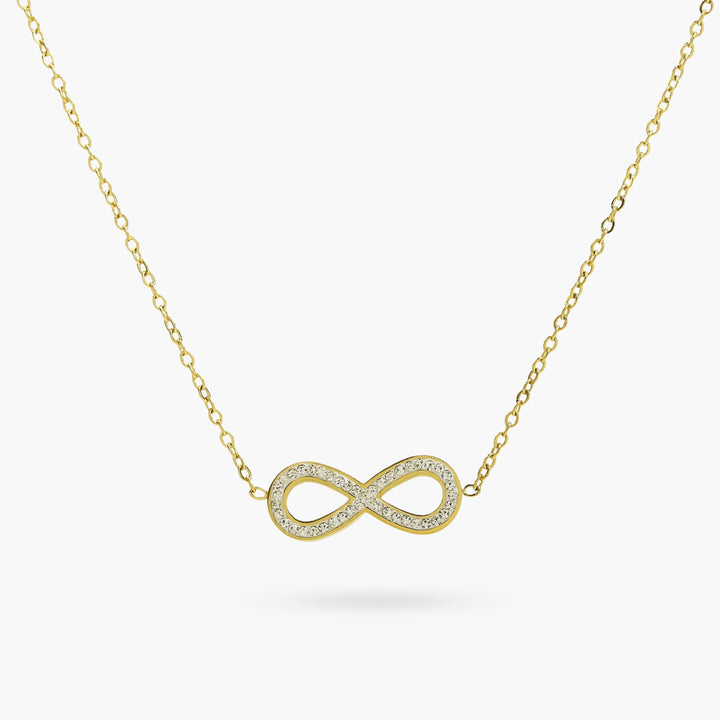Infinity Bling Necklace
