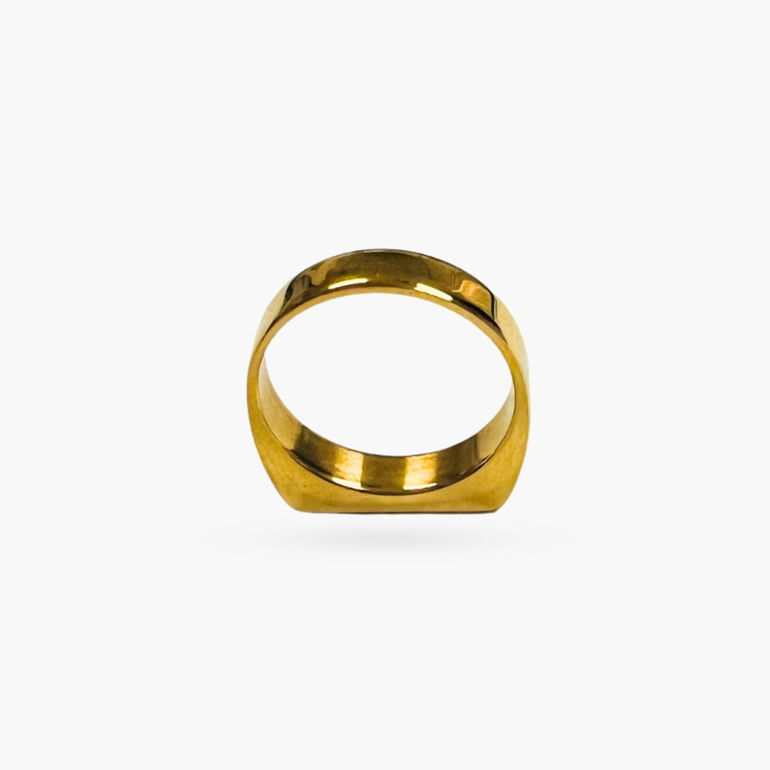 The Square Shape Gold Ring