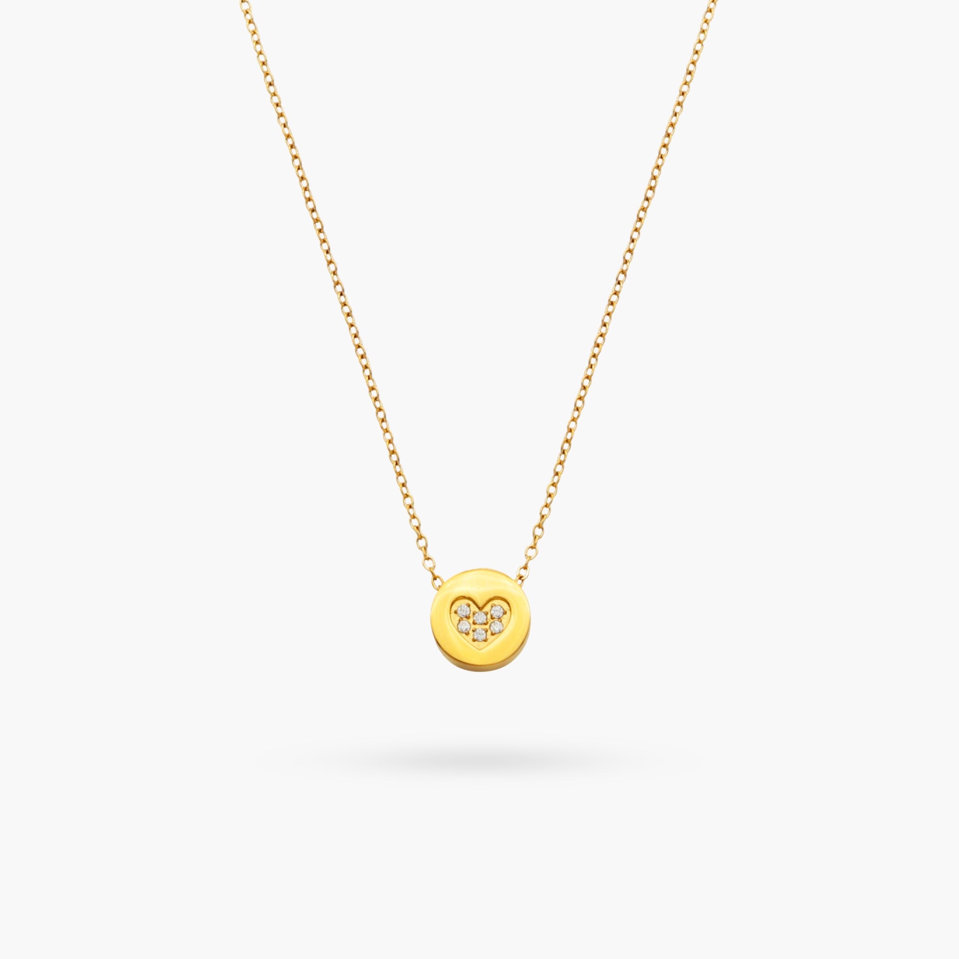The Win My Heart Gold Necklace