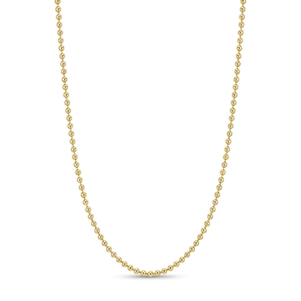 Ball Chain Necklace with Fish Charm