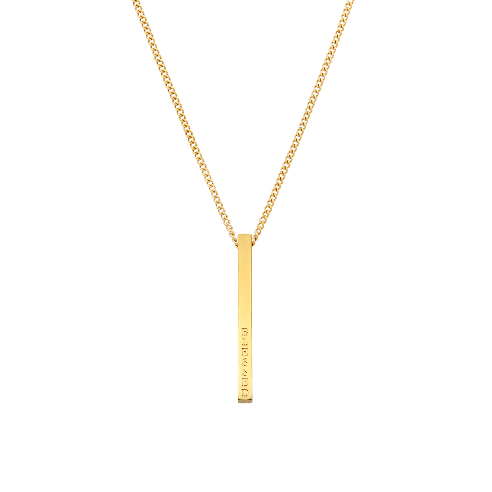 Blessed Pin Drop Necklace