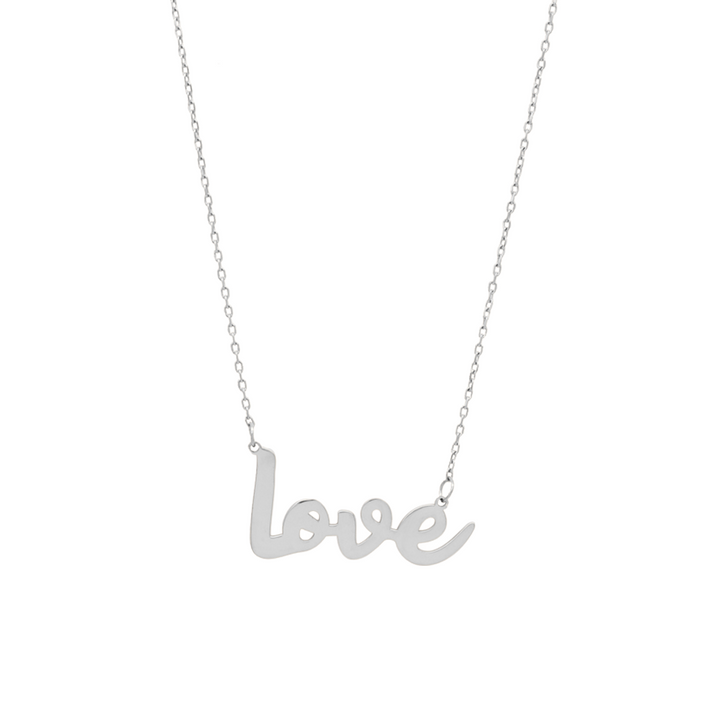 Brand Love Horizontal Necklace