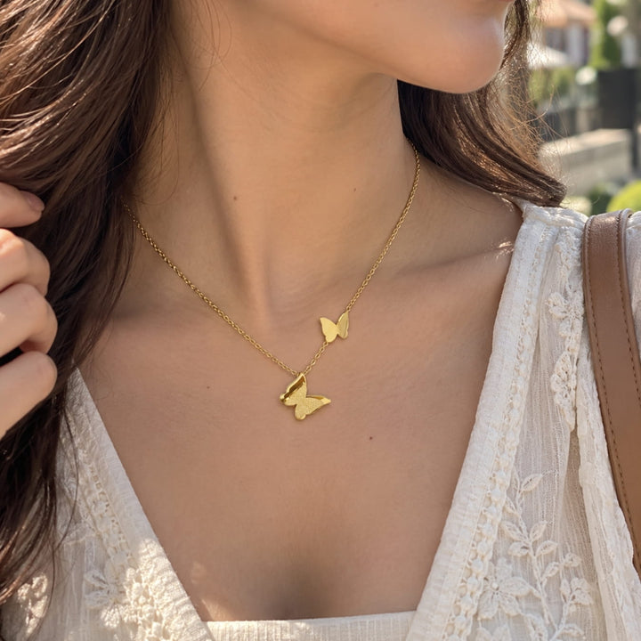 Butterfly Away Necklace