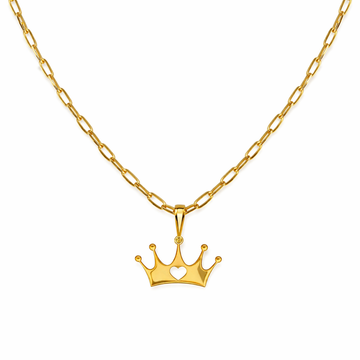 Crown of Love Gold Necklace