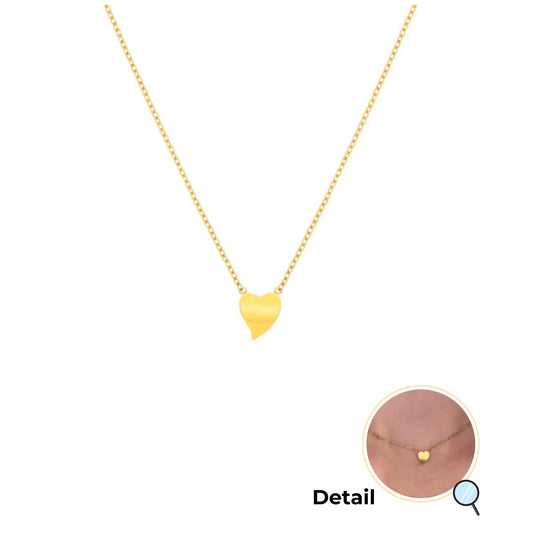 Dear To My Heart Gold Necklace