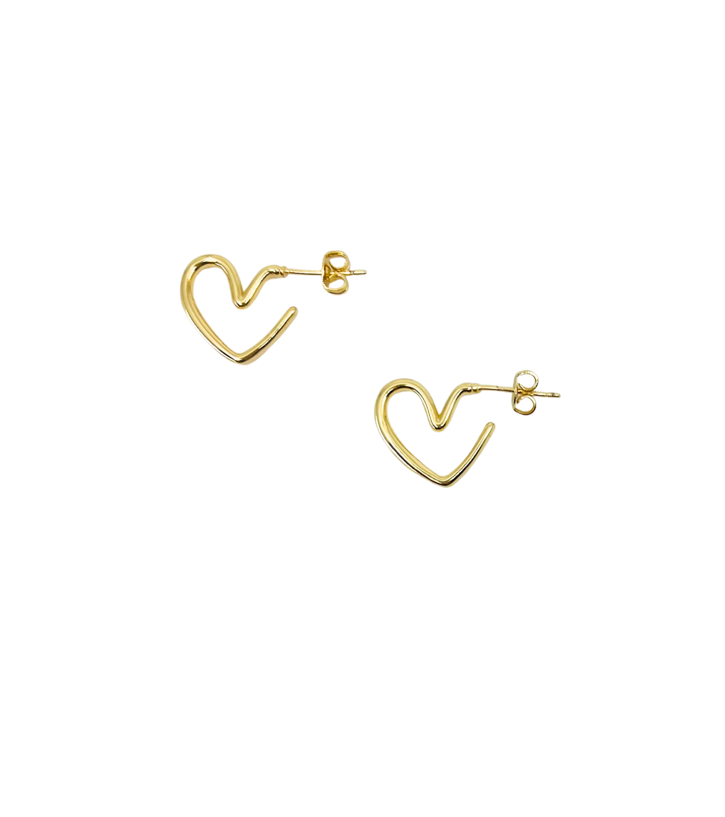 Silhouette Heart Earrings