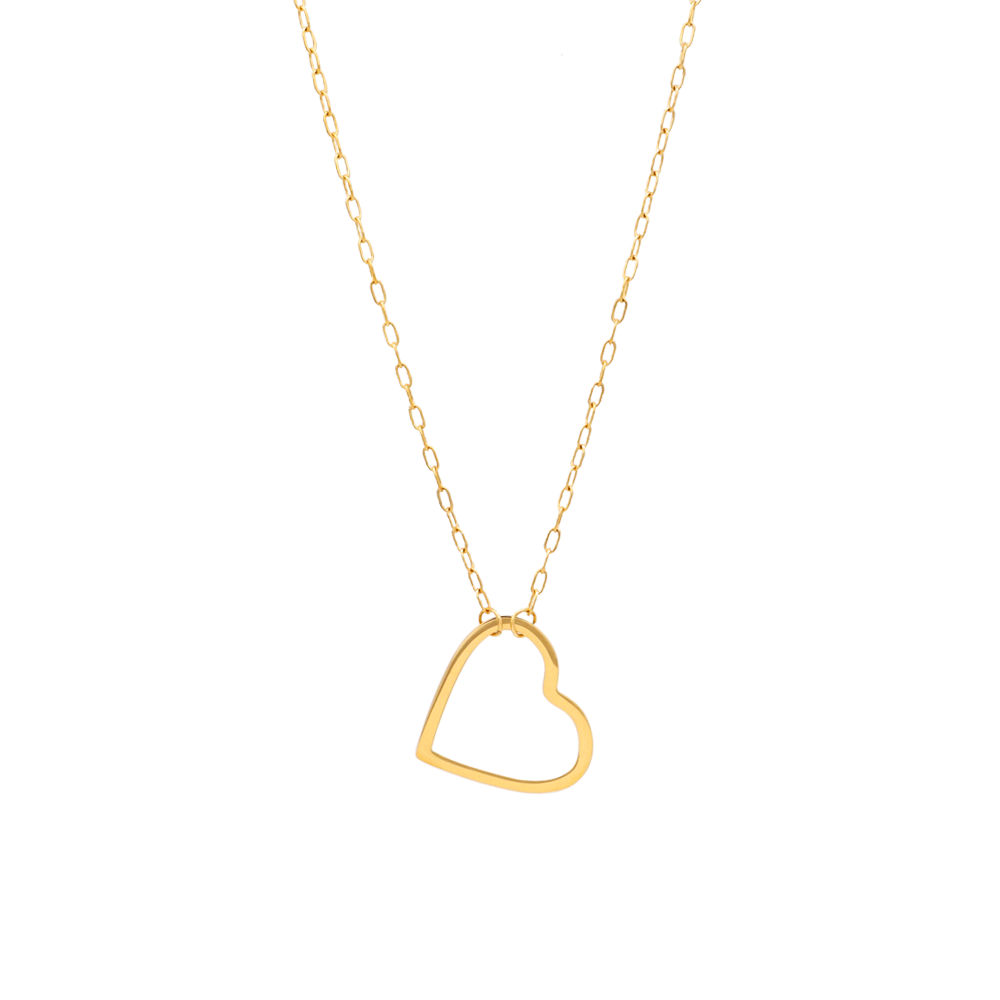 Follow Your Heart Silhouette Necklace