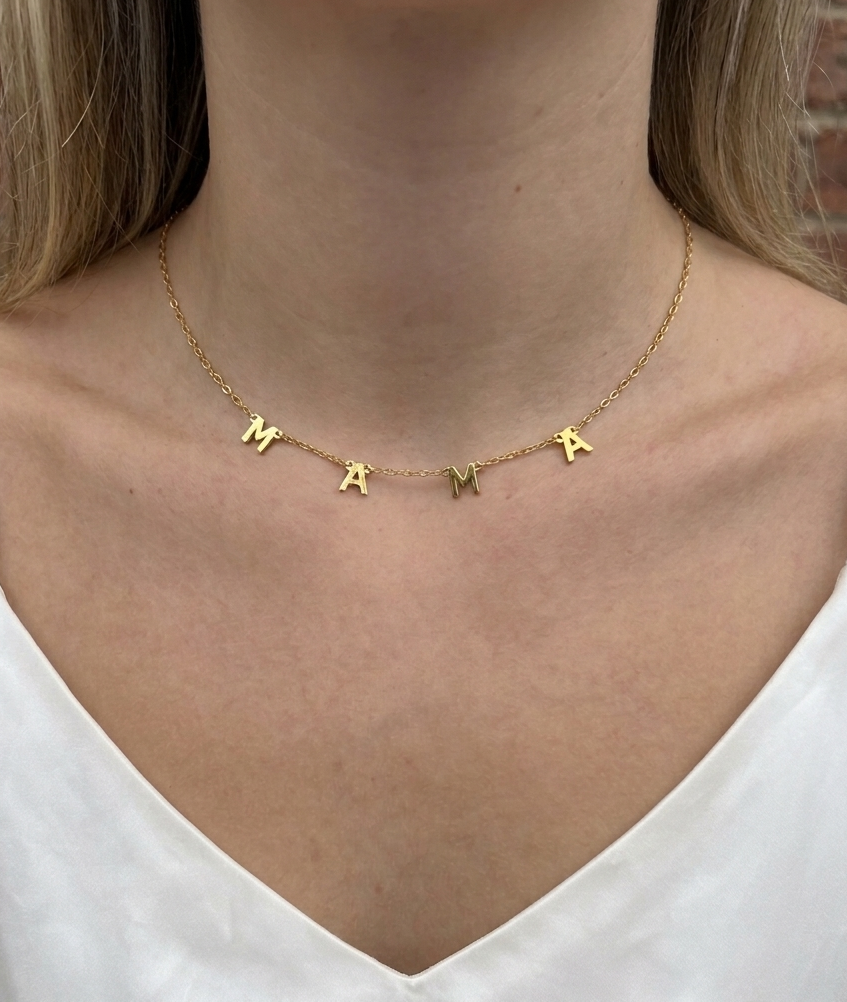 The Mama Spaced  Necklace