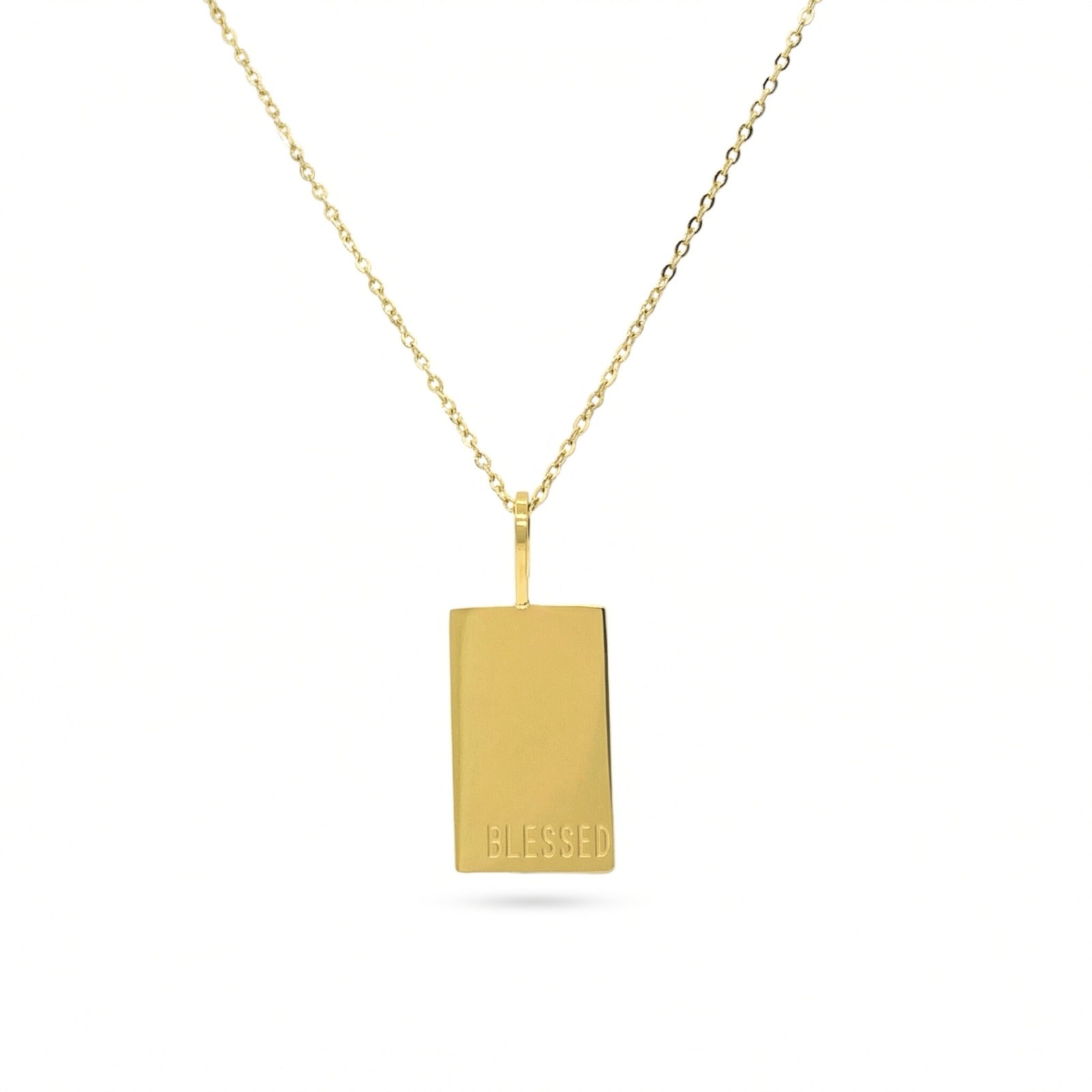 Blessed Tag Necklace