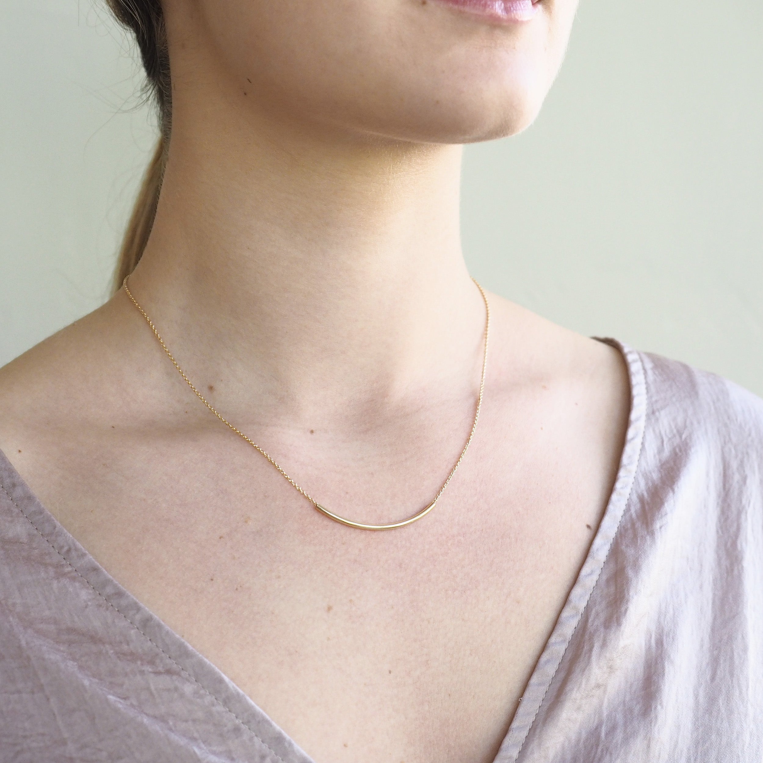Subtle Smile Necklace