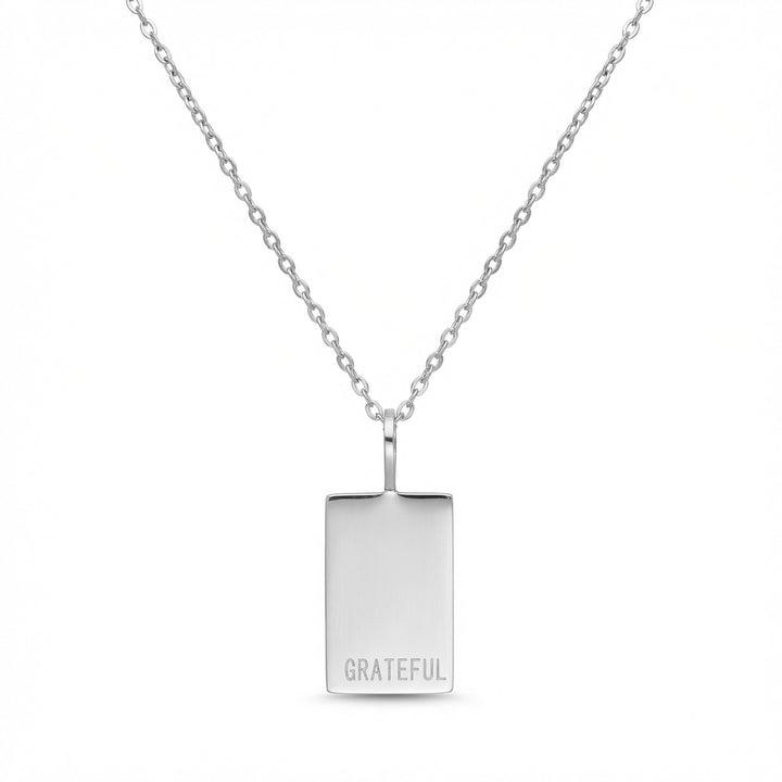Grateful Tag Necklace