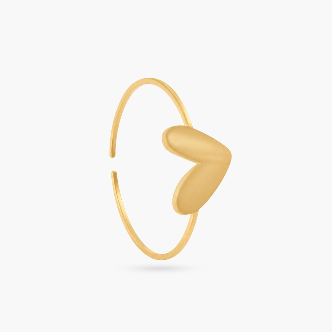 Heart Gold Dainty Ring