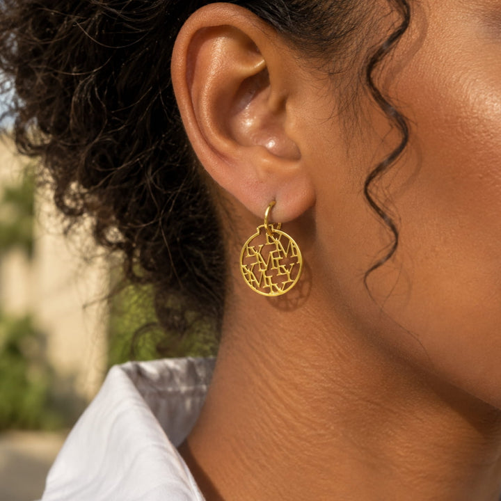 The LYM Round Earrings