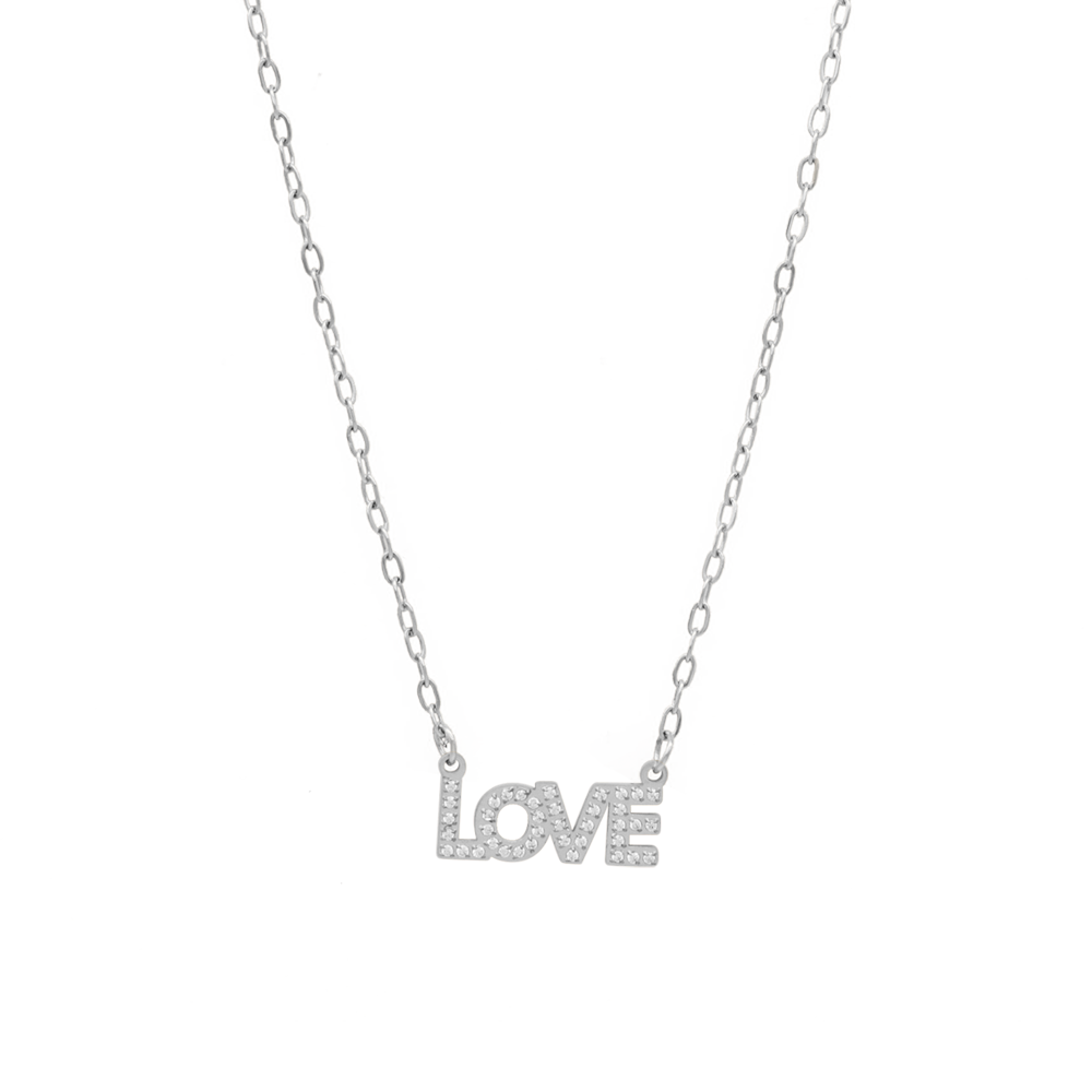 The Love Horizontal Necklace Bling