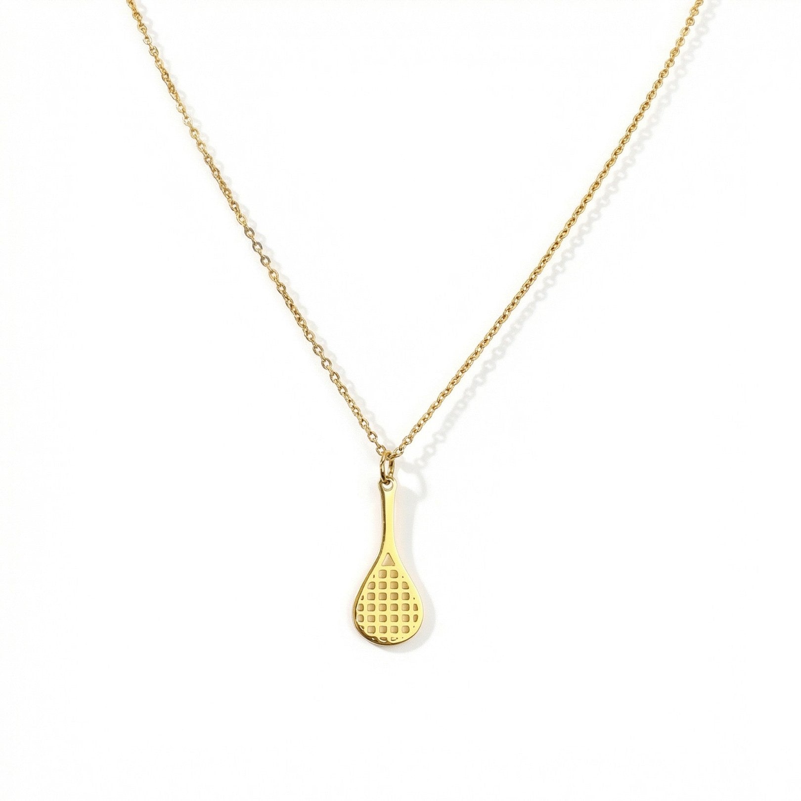 Love Wins Tennis Gold Necklace