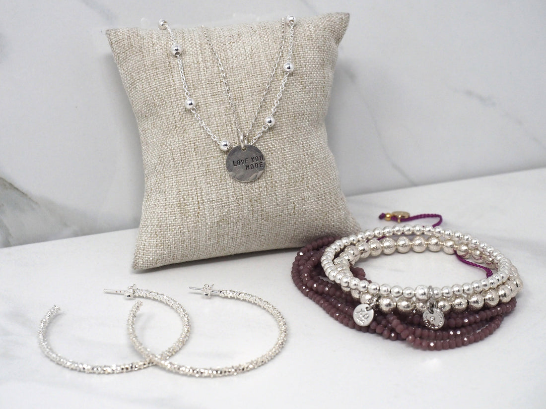 Eternity Bracelet in Silver Shimmer