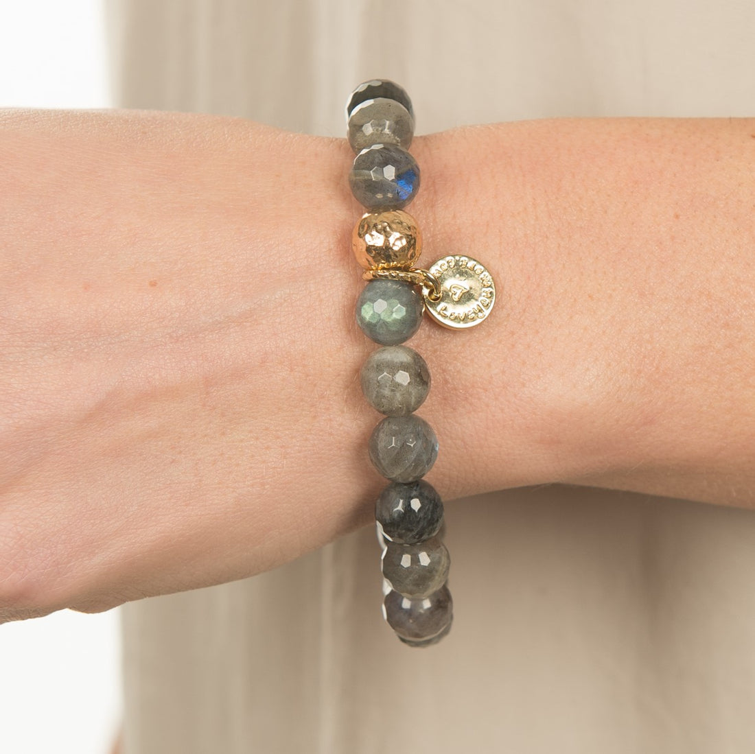 The Luna Bracelet in Labradorite