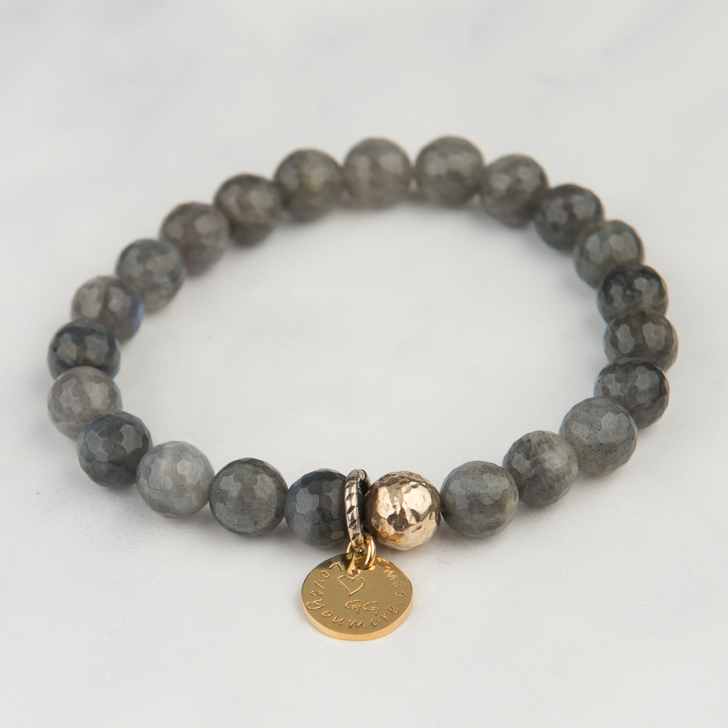 The Luna Bracelet in Labradorite